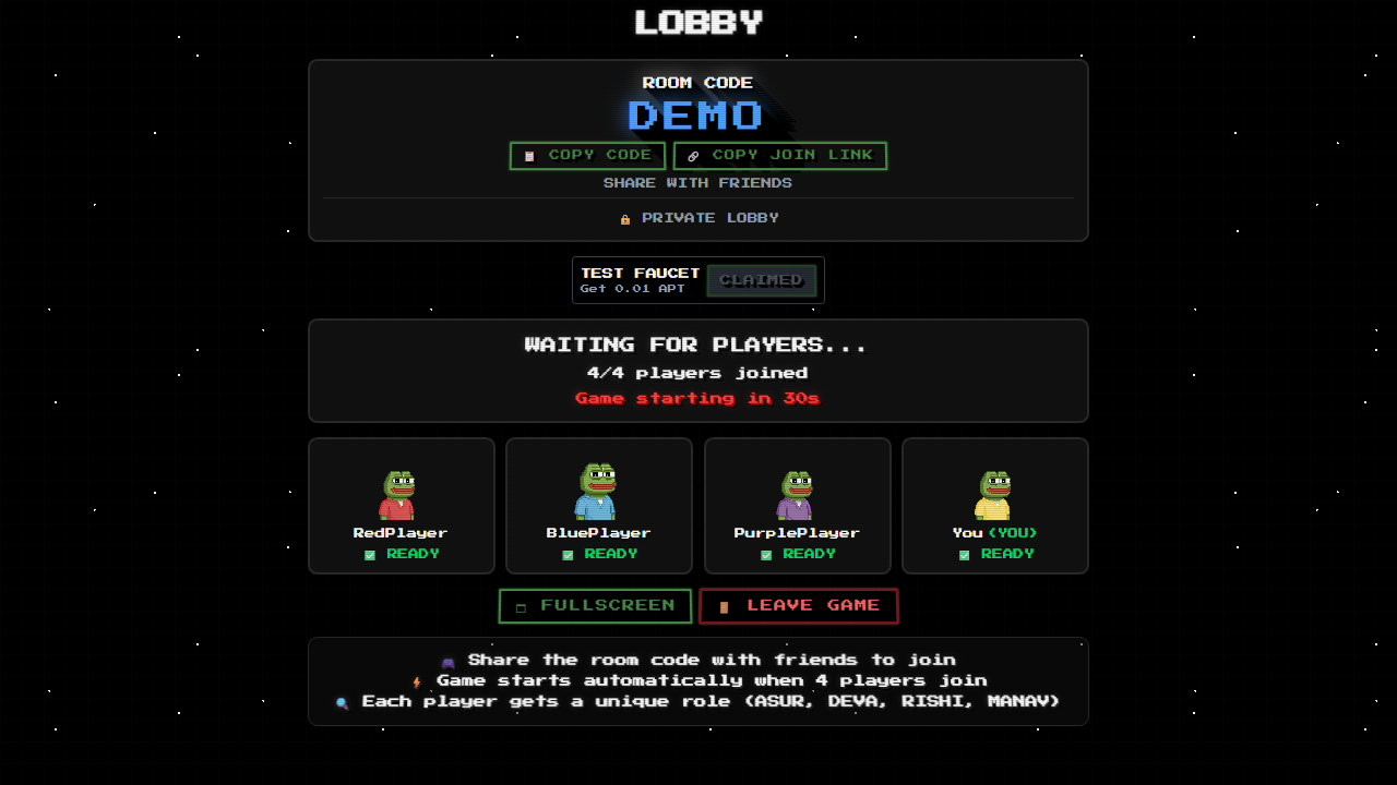 Lobby screenshot